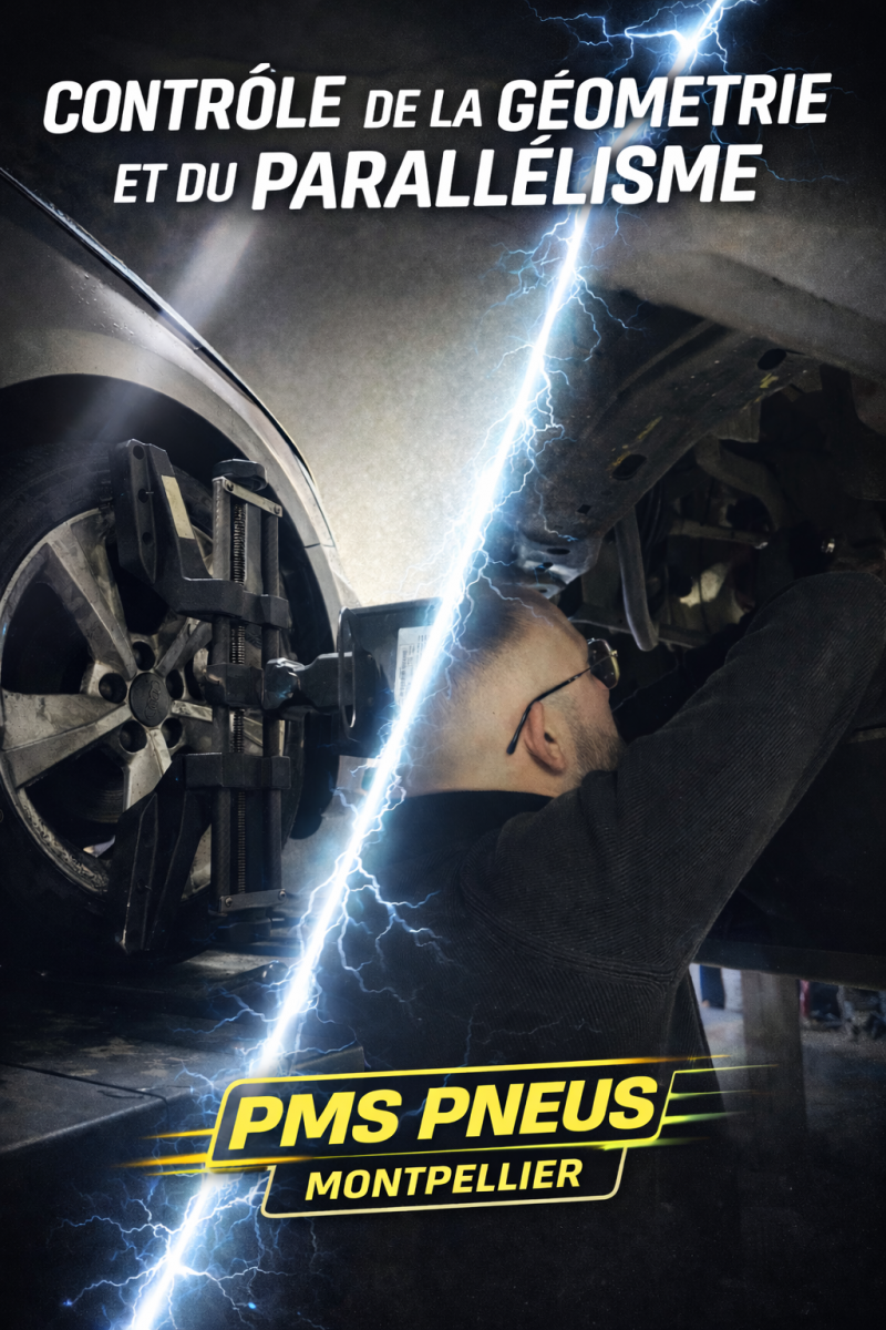 Contrôle géométrie tous véhicules PMS PNEUS Montpellier