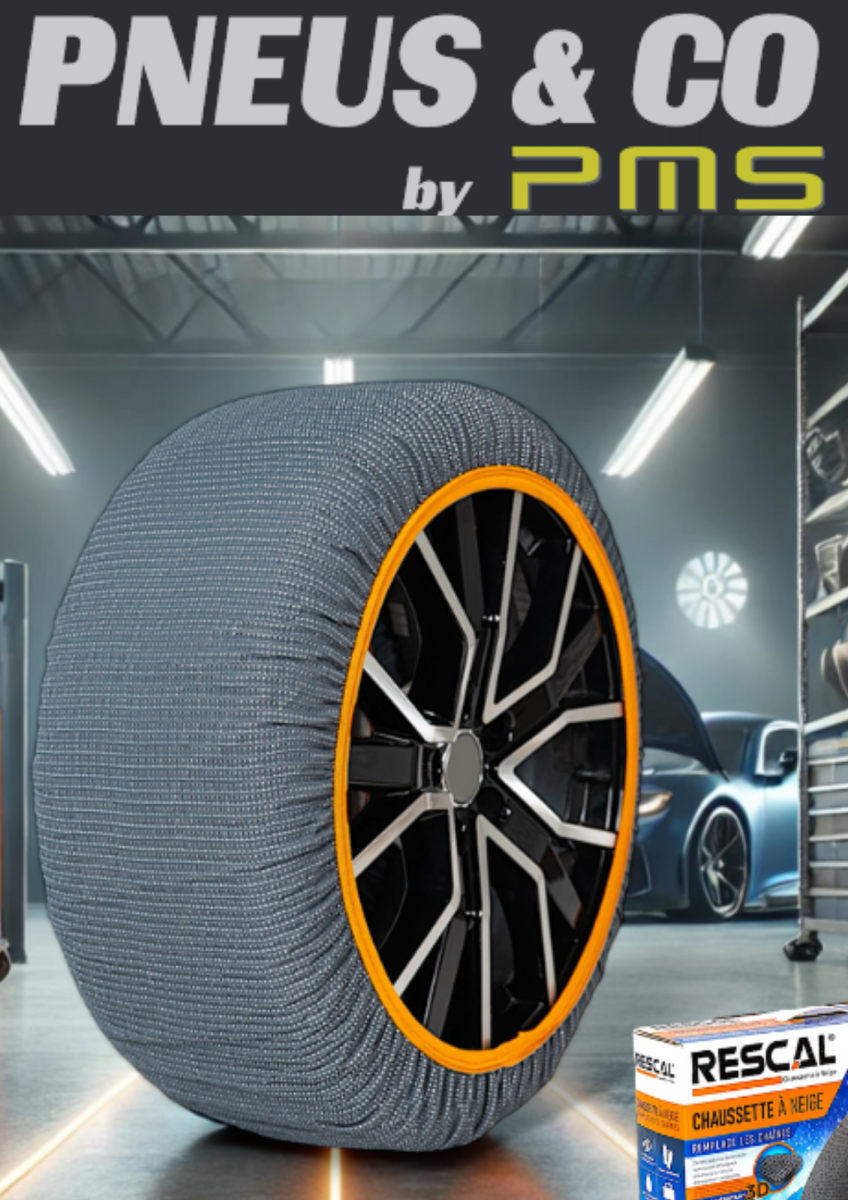 vente chaussette à neige pneus proche de Montpellier à Villeneuve les maguelones chez PMS 